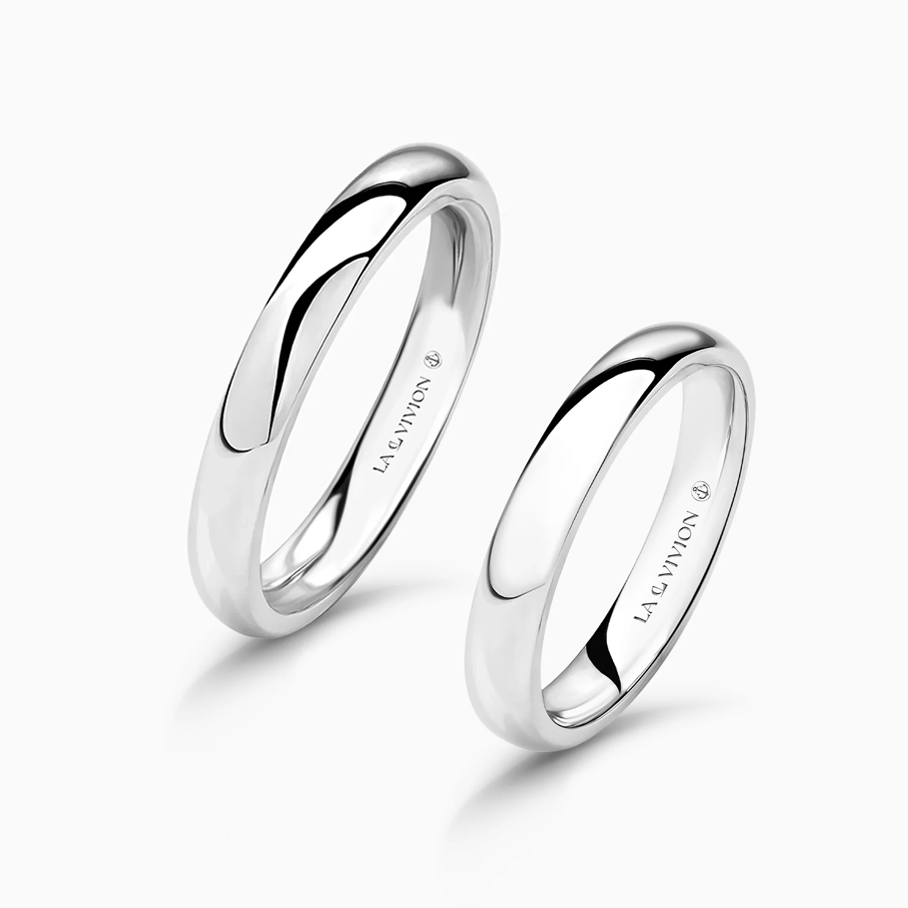 Обручальное кольцо Duo Classiques 2.5 mm (Дуэт Классика)
