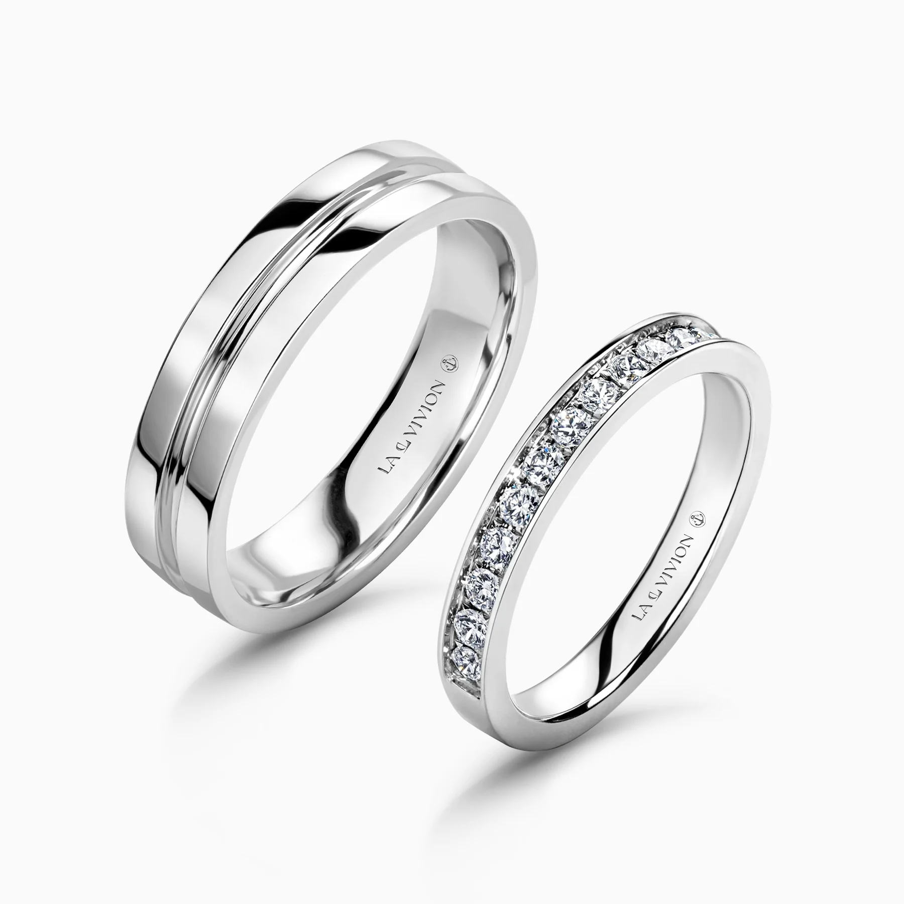 Обручальное кольцо Duo Millenium 0.38 ct