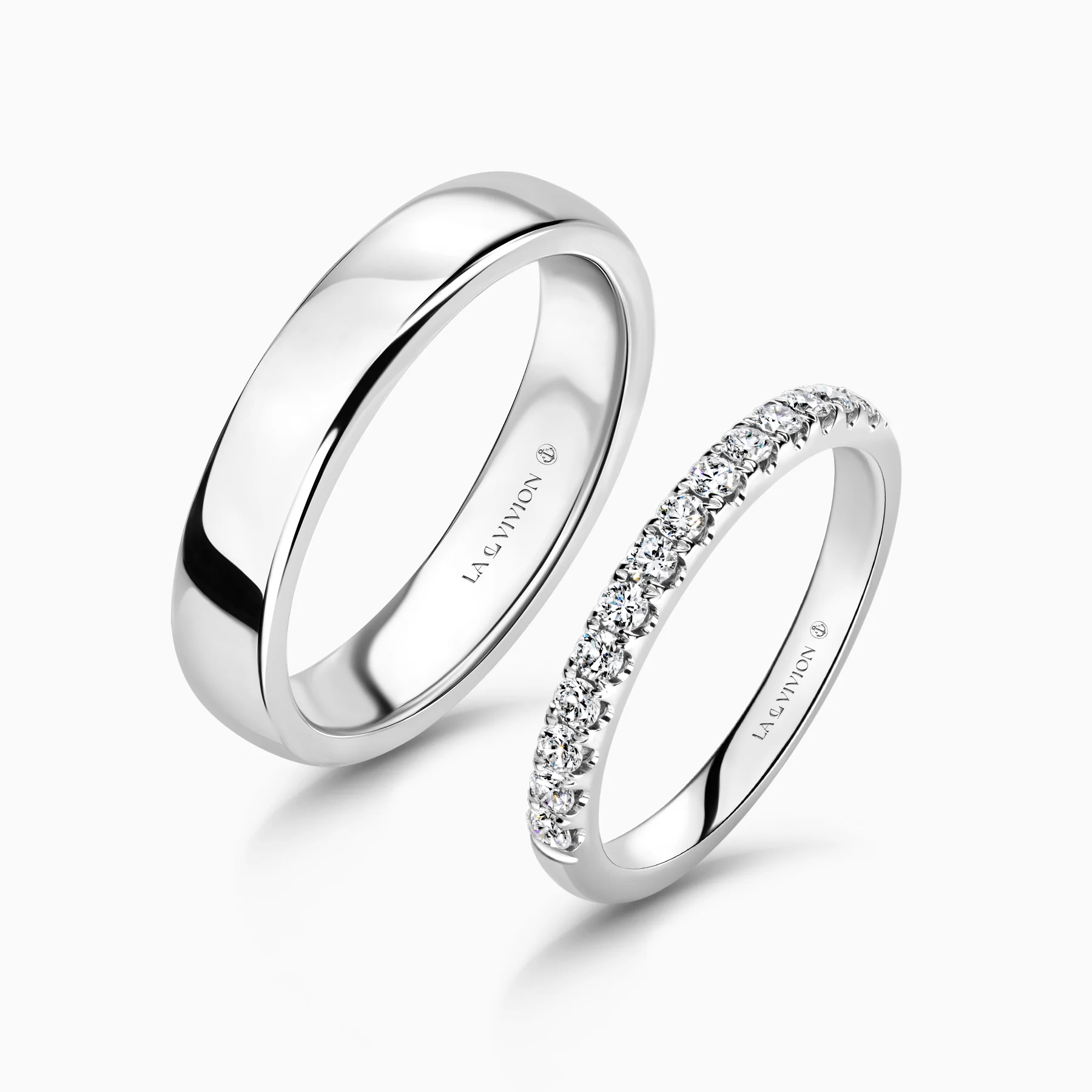 Обручальное кольцо Duo Éternité 0.30 сt