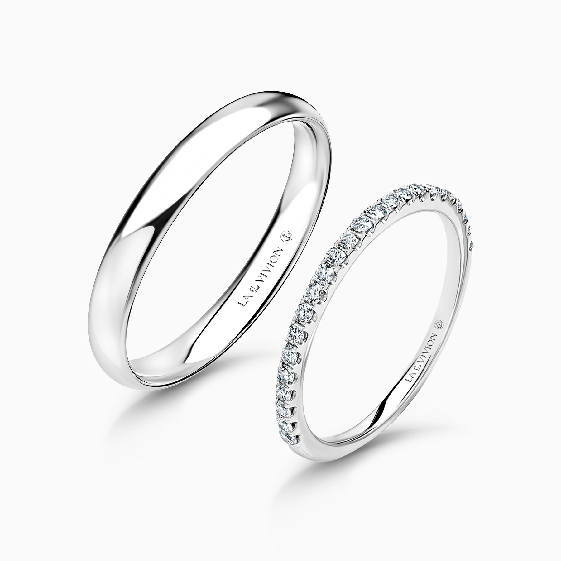 Обручальное кольцо Duo Éternité 0.23 сt
