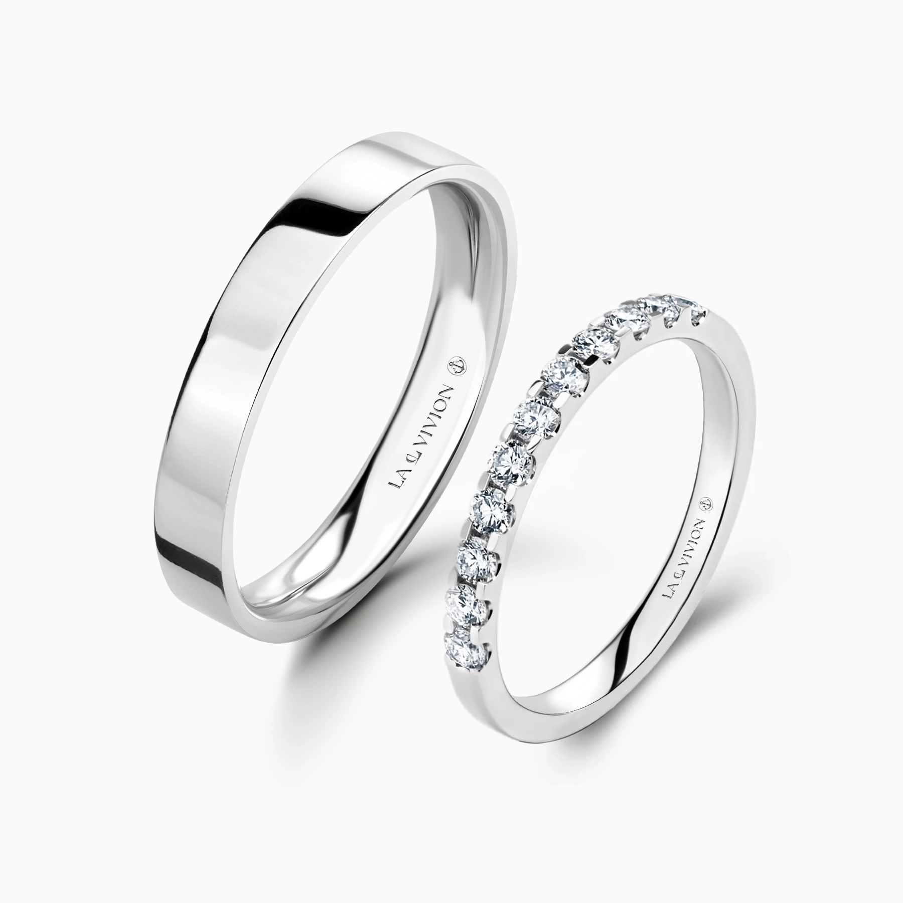Обручальное кольцо Duo Éternité 0.34 ct