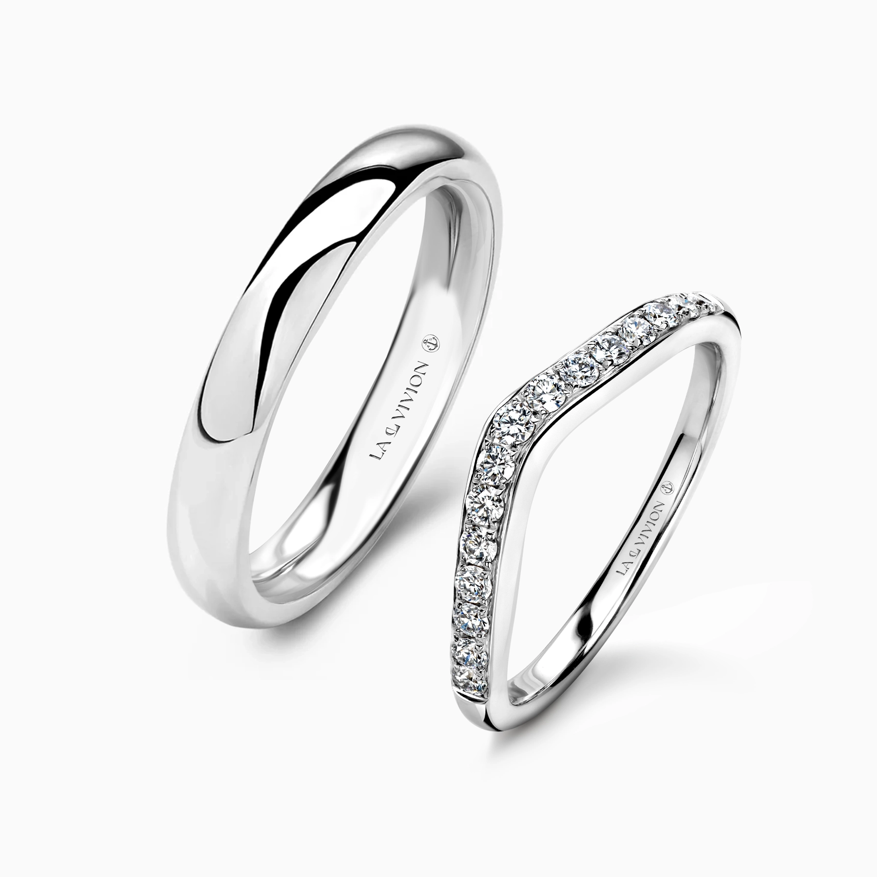 Обручальное кольцо Duo V-érité