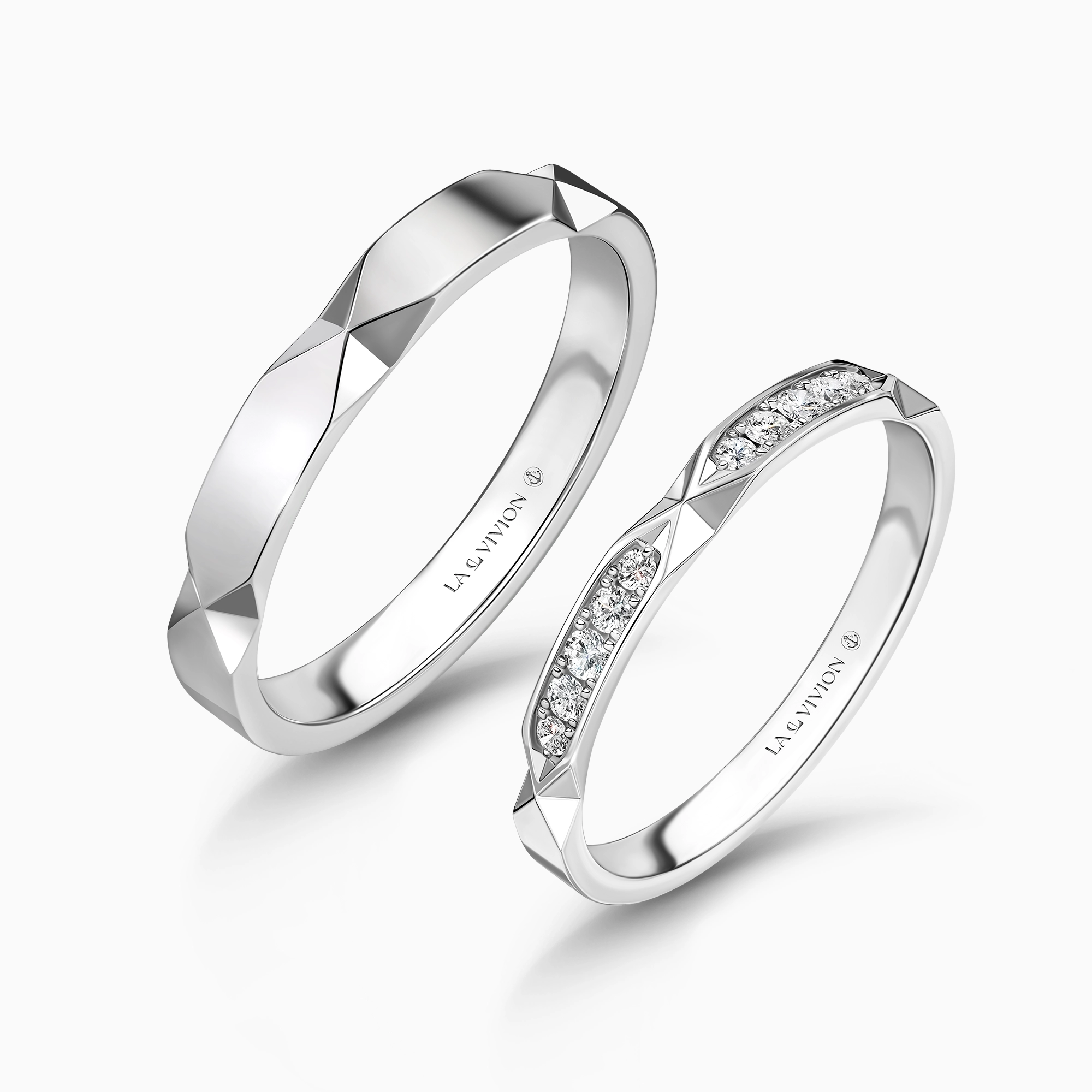 Обручальное кольцо Duo Réflexion